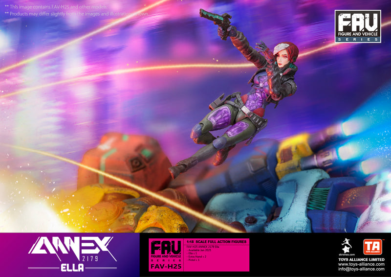 ANNEX2179 TOYS ALLIANCE LIMITED SERIES 1/18 SCALE FAV-H25 ELLA