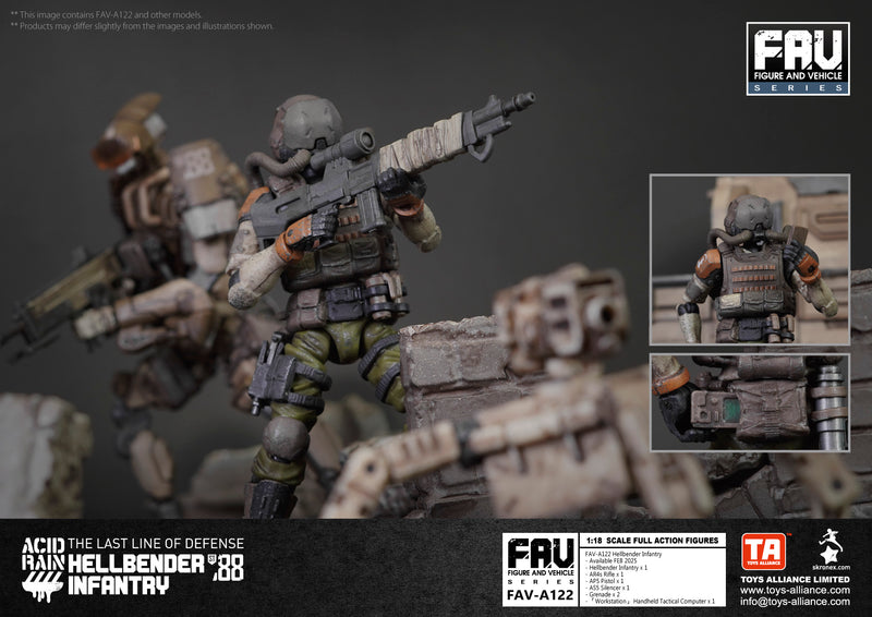 ACID RAIN TOYS ALLIANCE LIMITED 1/18 SCALE FAV-A122 HELLBENDER INFANT