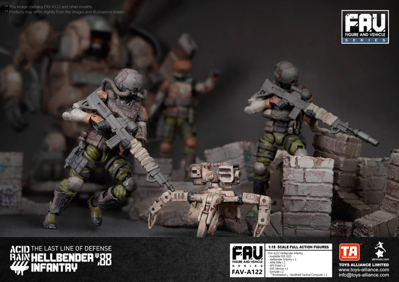 ACID RAIN TOYS ALLIANCE LIMITED 1/18 SCALE FAV-A122 HELLBENDER INFANT