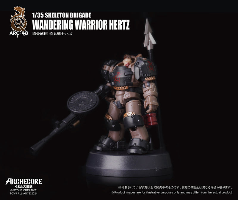 ARCHECORE SAGA OF YMIRUS TOYS ALLIANCE LIMITED ARC-48 1/35 SCALE SKELETON BRIGADE WANDERING WARRIOR HERTZ