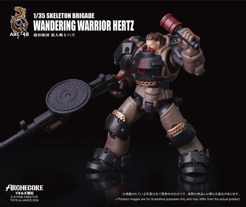ARCHECORE SAGA OF YMIRUS TOYS ALLIANCE LIMITED ARC-48 1/35 SCALE SKELETON BRIGADE WANDERING WARRIOR HERTZ