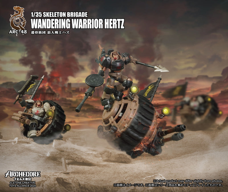 ARCHECORE SAGA OF YMIRUS TOYS ALLIANCE LIMITED ARC-48 1/35 SCALE SKELETON BRIGADE WANDERING WARRIOR HERTZ