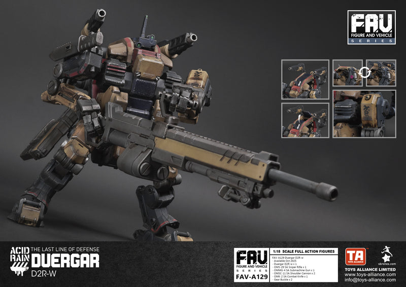 ACID RAIN TOYS ALLIANCE LIMITED 1/18 SCALE FAV-A129 DUERGAR D2R-W