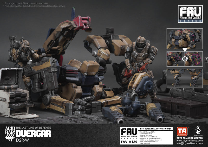 ACID RAIN TOYS ALLIANCE LIMITED 1/18 SCALE FAV-A129 DUERGAR D2R-W