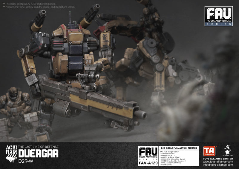 ACID RAIN TOYS ALLIANCE LIMITED 1/18 SCALE FAV-A129 DUERGAR D2R-W
