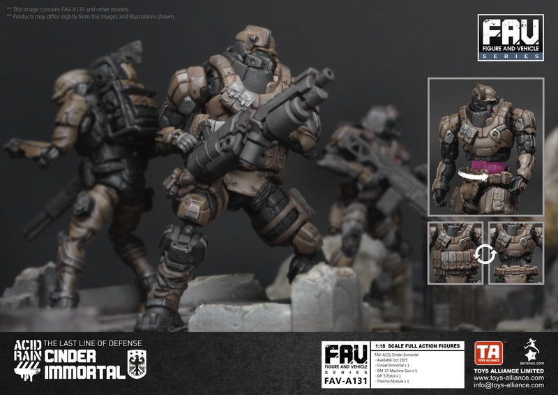 ACID RAIN TOYS ALLIANCE LIMITED 1/18 SCALE FAV-A131 CINDER IMMORTAL