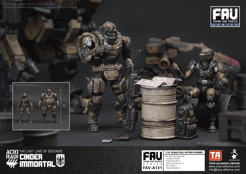 ACID RAIN TOYS ALLIANCE LIMITED 1/18 SCALE FAV-A131 CINDER IMMORTAL