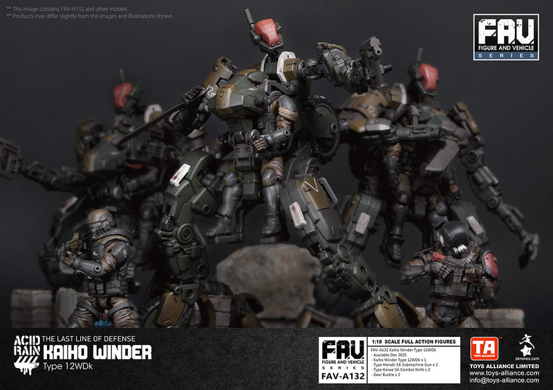 ACID RAIN TOYS ALLIANCE LIMITED 1/18 SCALE FAV-A132 KAIHO WINDER TYPE 12WDK
