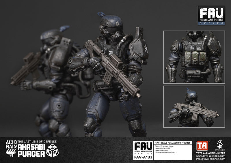 ACID RAIN TOYS ALLIANCE LIMITED 1/18 SCALE FAV-A133 AKASABI PURGER