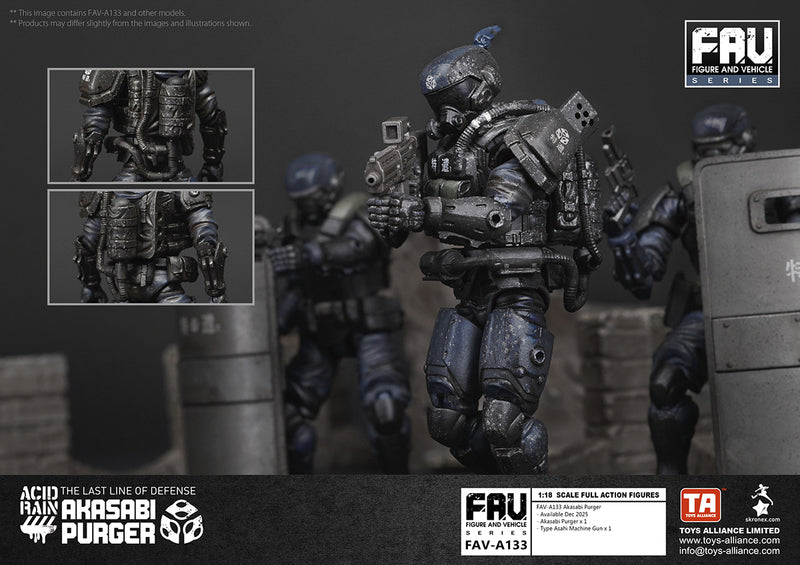 ACID RAIN TOYS ALLIANCE LIMITED 1/18 SCALE FAV-A133 AKASABI PURGER