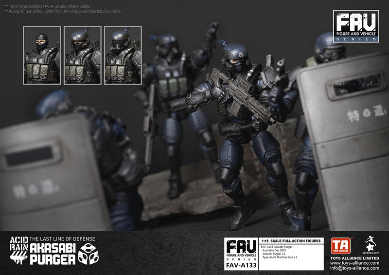 ACID RAIN TOYS ALLIANCE LIMITED 1/18 SCALE FAV-A133 AKASABI PURGER
