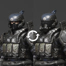 ACID RAIN TOYS ALLIANCE LIMITED 1/18 SCALE FAV-A133 AKASABI PURGER