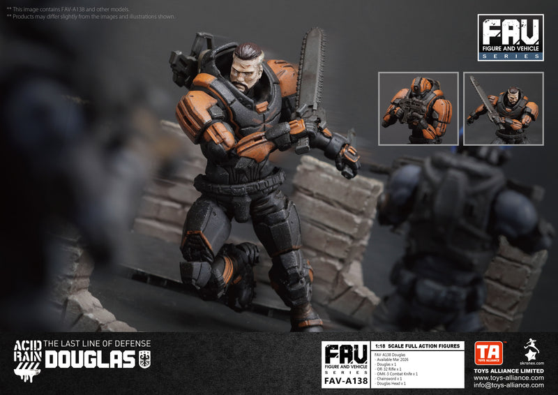 ACID RAIN TOYS ALLIANCE LIMITED 1/18 SCALE FAV-A138 DOUGLAS