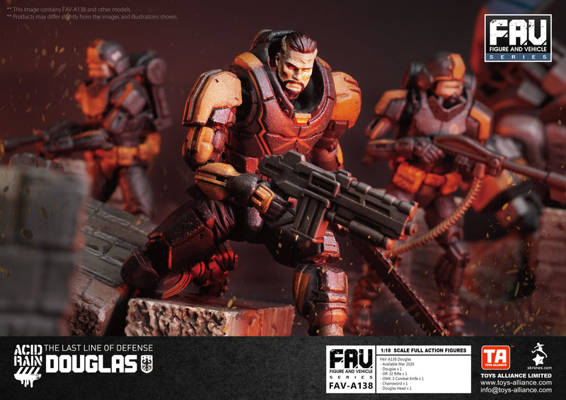 ACID RAIN TOYS ALLIANCE LIMITED 1/18 SCALE FAV-A138 DOUGLAS
