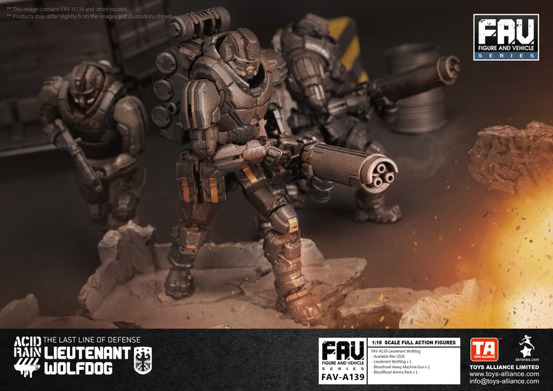 ACID RAIN TOYS ALLIANCE LIMITED 1/18 SCALE FAV-A139 LIEUTENANT WOLFDOG