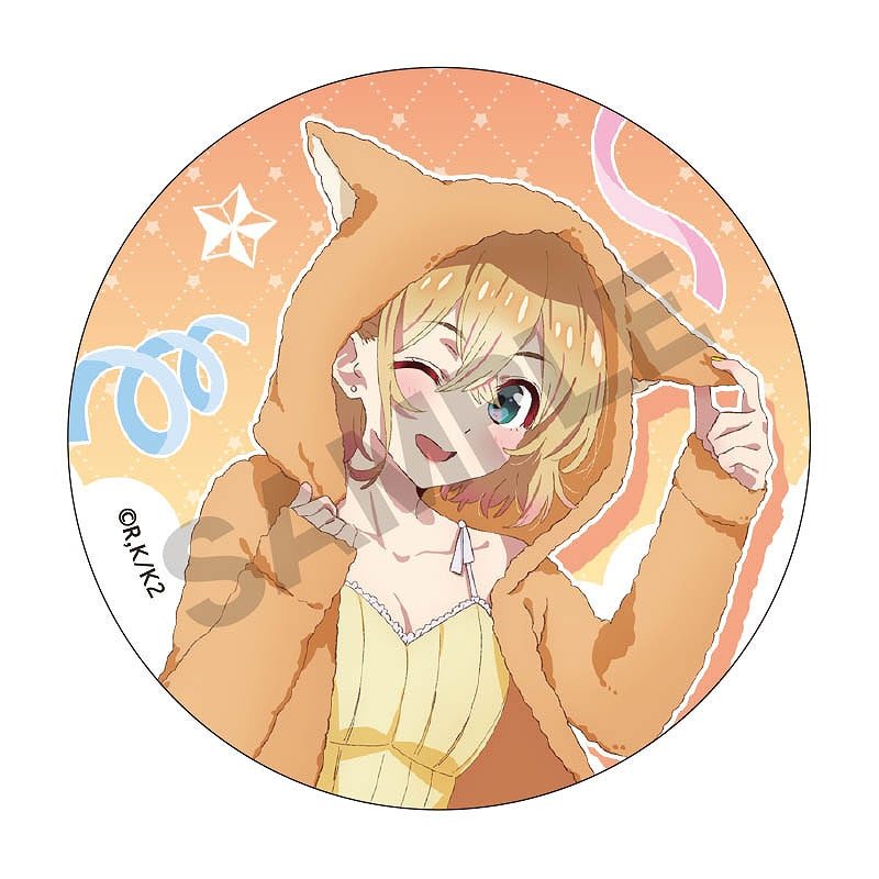 Rent-A-Girlfriend Crux Trading Can Badge Kemomimi Hoodie(1 Random)