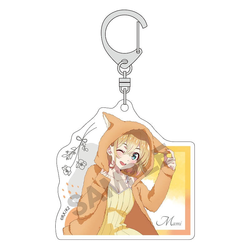 Rent-A-Girlfriend Crux Trading Acrylic Key Chain Kemomimi Hoodie(1 Random)