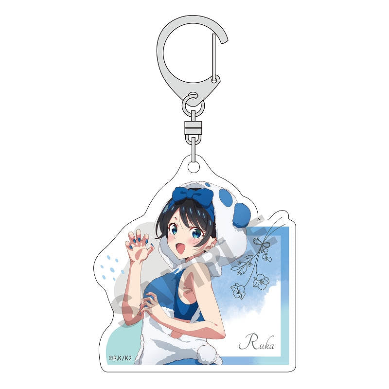 Rent-A-Girlfriend Crux Trading Acrylic Key Chain Kemomimi Hoodie(1 Random)