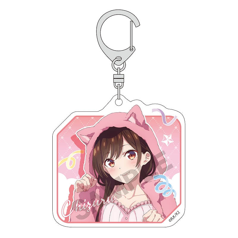 Rent-A-Girlfriend Crux Trading Acrylic Key Chain Kemomimi Hoodie(1 Random)