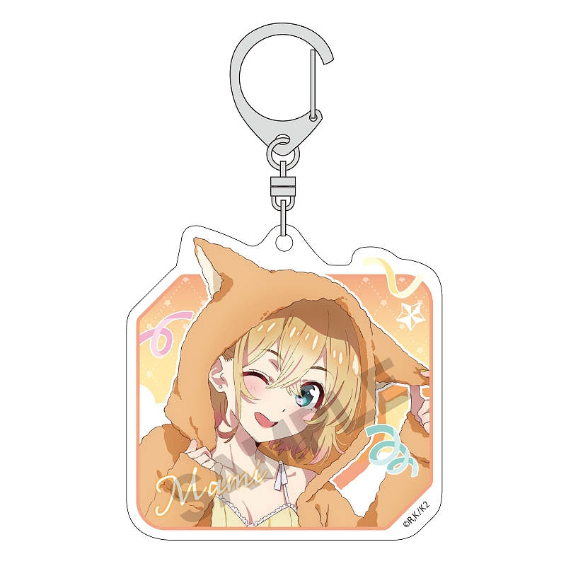 Rent-A-Girlfriend Crux Trading Acrylic Key Chain Kemomimi Hoodie(1 Random)