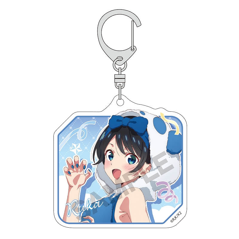 Rent-A-Girlfriend Crux Trading Acrylic Key Chain Kemomimi Hoodie(1 Random)