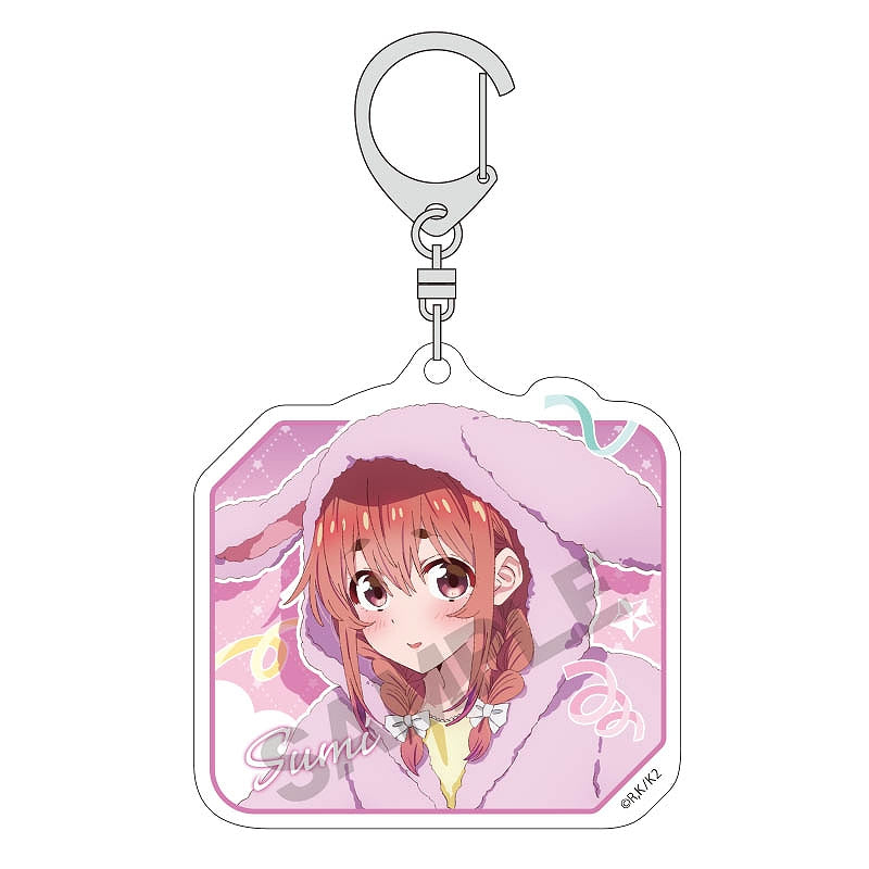 Rent-A-Girlfriend Crux Trading Acrylic Key Chain Kemomimi Hoodie(1 Random)