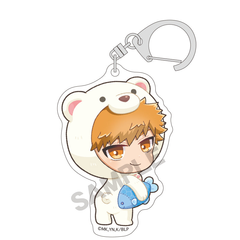 Blue Lock Crux Trading Acrylic Key Chain Kigurumins Cool(1 Random)