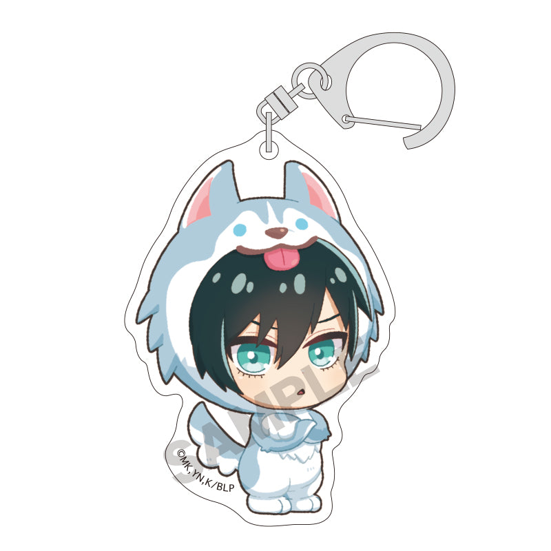 Blue Lock Crux Trading Acrylic Key Chain Kigurumins Cool(1 Random)