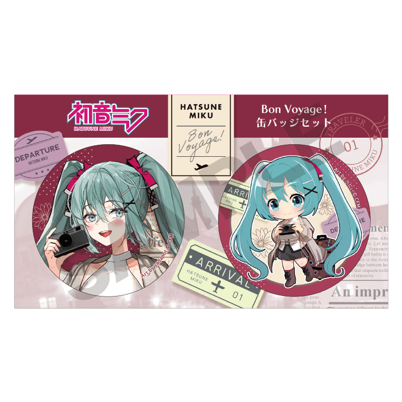 Hatsune Miku Crux Can Badge 2 Set (1-5 Selection)