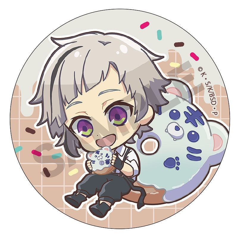 Bungo Stray Dogs Crux Trading Can Badge Chara Peko Donut (1 Random)