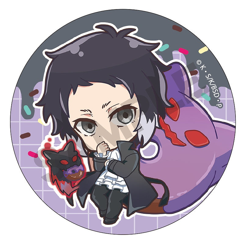 Bungo Stray Dogs Crux Trading Can Badge Chara Peko Donut (1 Random)