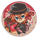 Bungo Stray Dogs Crux Trading Can Badge Chara Peko Donut (1 Random)