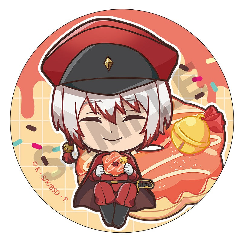 Bungo Stray Dogs Crux Trading Can Badge Chara Peko Donut (1 Random)