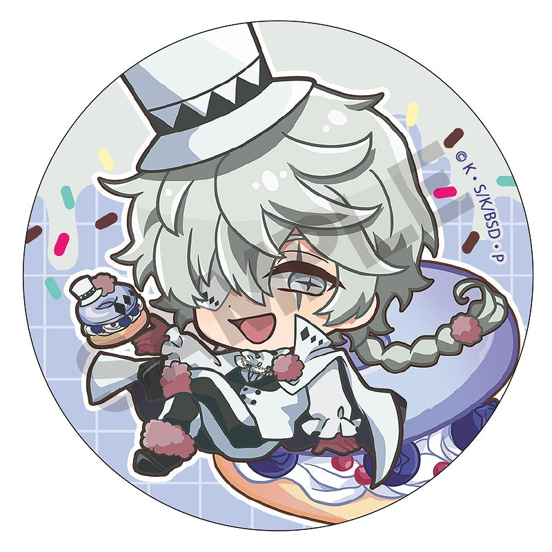 Bungo Stray Dogs Crux Trading Can Badge Chara Peko Donut (1 Random)