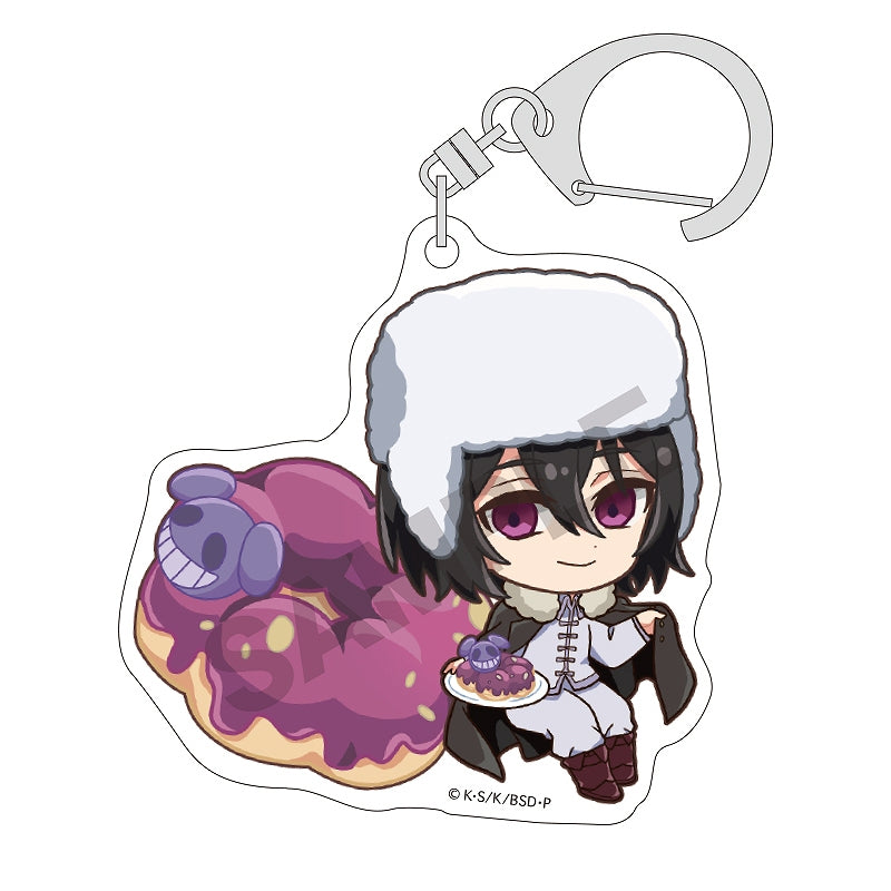 Bungo Stray Dogs Crux Trading Acrylic Key Chain Chara Peko Donut (1 Random)