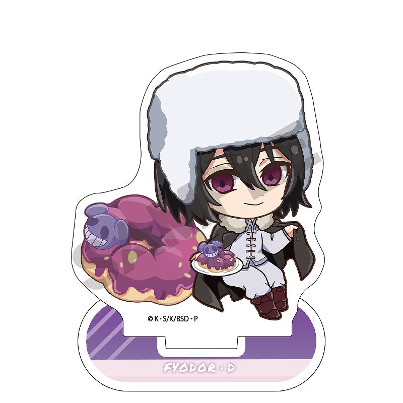 Bungo Stray Dogs Crux Acrylic Stand Chara Peko Donut (1-8 Selection)