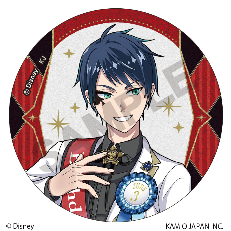 Disney Twisted Wonderland Crux Trading Glitter Can Badge Vol.1 Omekashi Birthday (1 Random)