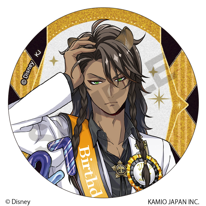 Disney Twisted Wonderland Crux Trading Glitter Can Badge Vol.1 Omekashi Birthday (1 Random)