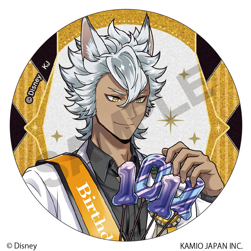 Disney Twisted Wonderland Crux Trading Glitter Can Badge Vol.1 Omekashi Birthday (1 Random)