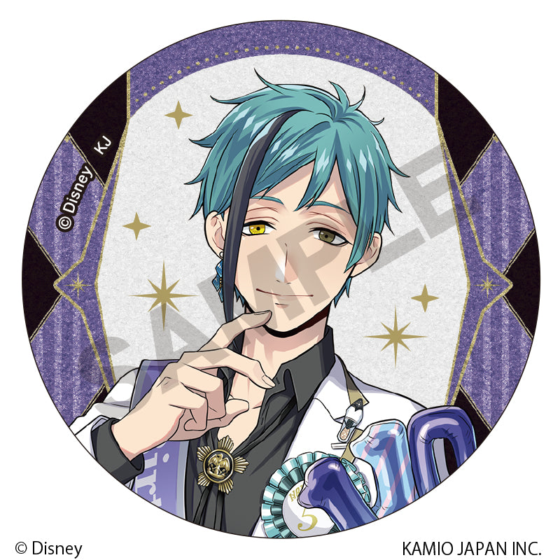 Disney Twisted Wonderland Crux Trading Glitter Can Badge Vol.1 Omekashi Birthday (1 Random)