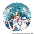 Hatsune Miku Character Goods Crux Trading Glitter Can Badge Retro Kobe 2025