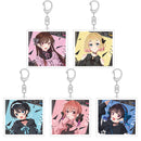 Rent-A-Girlfriend Curtain Tamashii Original Illustration Acrylic Key Chain