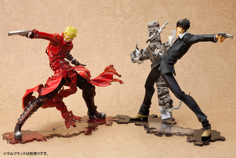 TRIGUN BADLANDS RUMBLE Kotobukiya ARTFX J VASH THE STAMPEDE RENEWAL PACKAGE VER.