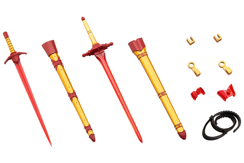 M.S.G Modeling Support Goods Kotobukiya Virtuous Style 09 Sword Set A Flamerite Ver.