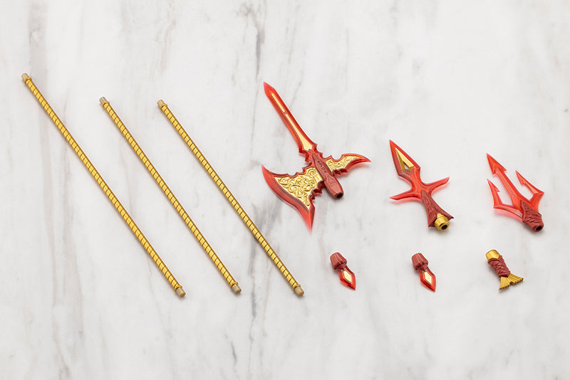M.S.G Modeling Support Goods Kotobukiya Virtuous Style 11 Pole Weapon Set Flamerite Ver.
