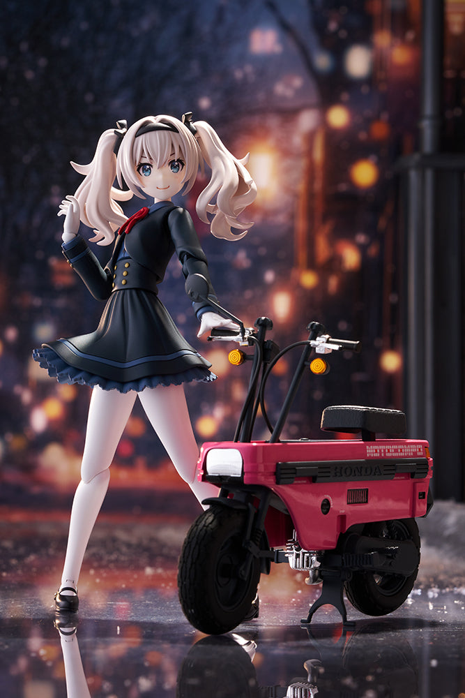 Sousai Shojo Teien Kotobukiya Koishikawa Emma Nocturne with Honda AB12 Motocompo
