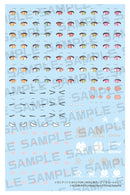 Megami Device Kotobukiya M.S.G PUNI☆MOFU Gin Lang Eye Decal Set