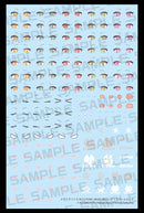 Megami Device Kotobukiya M.S.G PUNI☆MOFU Gin Lang Eye Decal Set