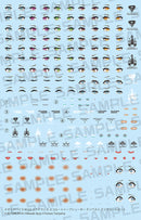Megami Device M.S.G. Kotobukiya Yggdrasis Skoll Sharpshooter Tempest Eye Decal Set