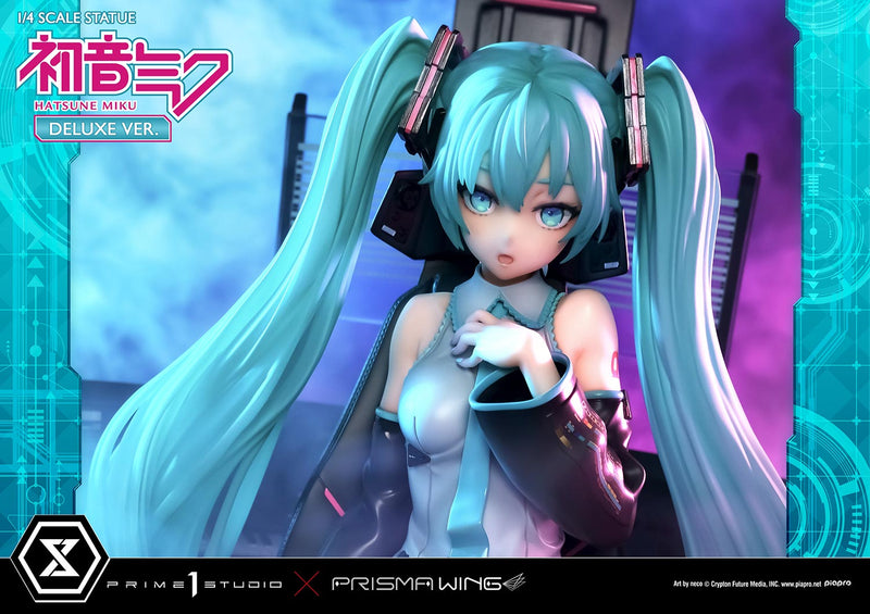 Vocaloid Piapro Characters Prime 1 Studio PRISMA WING Hatsune Miku Art by neco DX Edition 1/4 Scale Statue